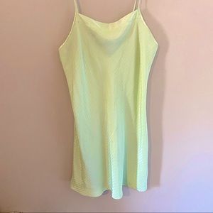 🌿Lime Green Slip Dress